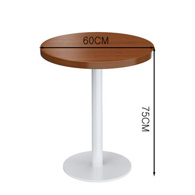 Modern Walnut Wood Grain Coffee Table Exquisite Home Bar Furniture for Leisure or Shop Dessert Optimal for Household Use