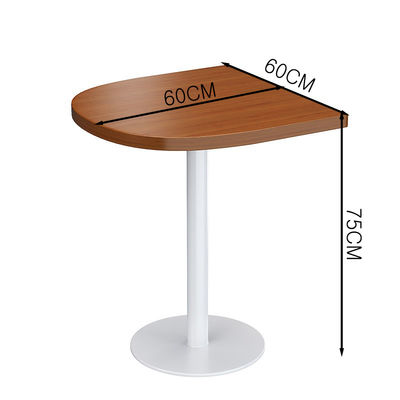 Modern Walnut Wood Grain Coffee Table Exquisite Home Bar Furniture for Leisure or Shop Dessert Optimal for Household Use