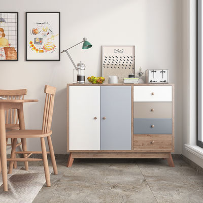 Free Installation Storage Cabinet with 5 Drawers, Office for Living Room Bedroom Entryway Hallway, Floor