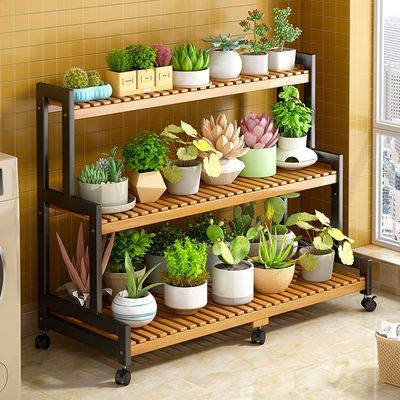 Indoor Plant Stand, Tall Rack, Flower Pot Organizer, Outdoor Shelf for Multiple S, Garden
