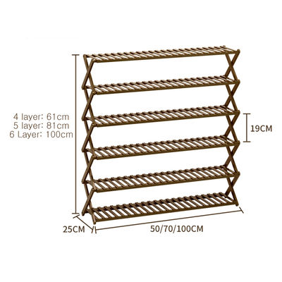 Cheap Price Custom Stand Living Room Furniture Extendable Folding Shoe Rack Frame for Plant Pot