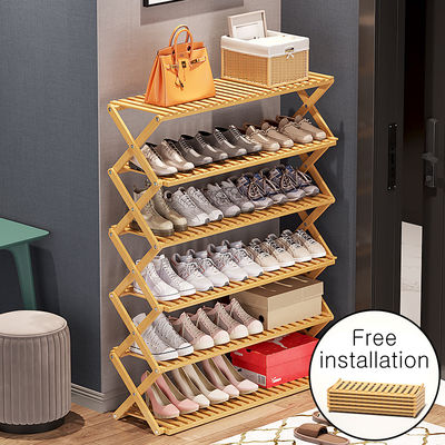 Cheap Price Custom Stand Living Room Furniture Extendable Folding Shoe Rack Frame for Plant Pot