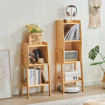 Storage Organizer Cabinet in Living Room, Bed Side Night Stand Shelf, Rack Bookcase,Record Player Ladder