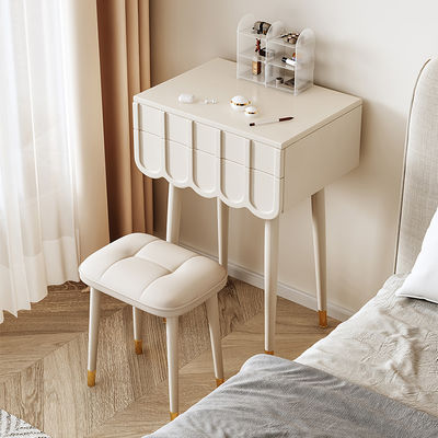 Multi-colors Led Light Makeup Mirror with 0.18 Small Size Foldable Dressing Table Large Storage