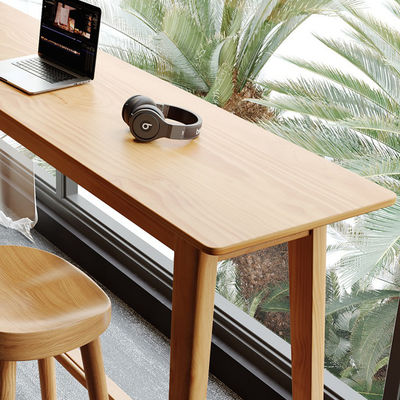 Nordic Bar Table and Chair Solid Wood Home Side High Stool Mobile Phone Shop Modern Minimalist Furniture