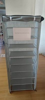 Simply-assembled Simple Fabric Shoe Rack Non Woven with Zip Large Capacity Porte Chaussures