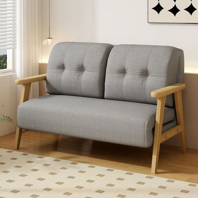 Large Size Chair Heavy Duty Sofa Bed Accent Lounge in Living Room Wooden Frame Sleeper Couch for Apartment