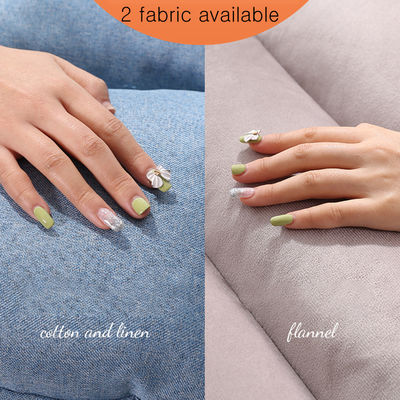 Fabric Lazy Sofa Tatami Foldable Single Small Bedroom Bed Balcony Bay Window Leisure Chair for Living Room Apartment Home