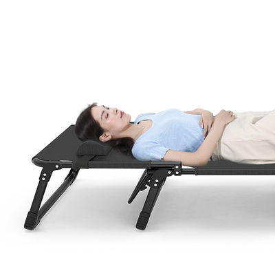 Camping Cot for Sleeping with Mattress, Folding Bed Chaise Louges, Lunch Rest in Office, Portable Reclining Chair Outdoor
