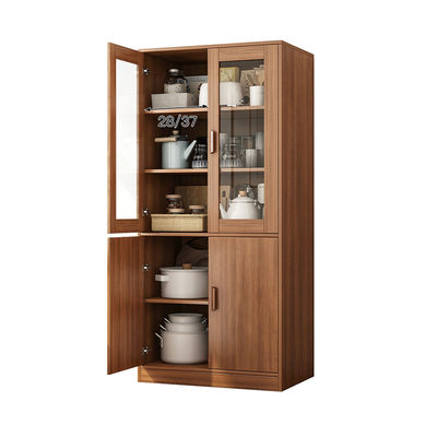 Kitchen Wood Cabinet for Living Room Solid Kitchen Storage Farmhouse Sideboard