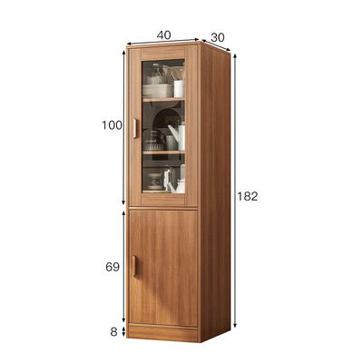 Kitchen Wood Cabinet for Living Room Solid Kitchen Storage Farmhouse Sideboard