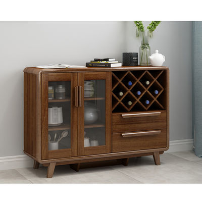 Kitchen Wood Cabinet for Living Room Solid Kitchen Storage Farmhouse Sideboard