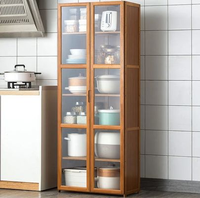 Sideboard Small Space Kitchen Storage Shelf Locker Living Room Against the Wall Home Household Tea Wine Cabinet