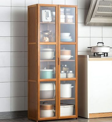 Sideboard Small Space Kitchen Storage Shelf Locker Living Room Against the Wall Home Household Tea Wine Cabinet