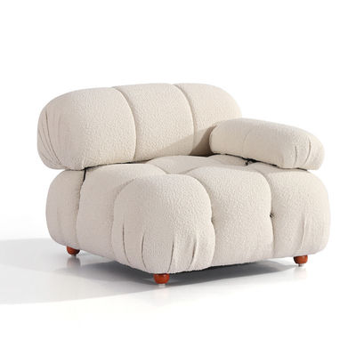 Luxury Multifunctional L Shape Fabric Furniture Wooden Webbing Sofa Without Frame Set Models