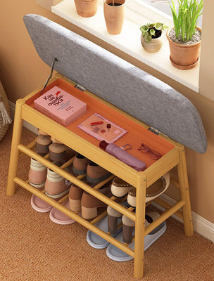 Entrance with Shoe Storage, Doorway Shelf, Ottoman Organizer Cushion, Iotxy