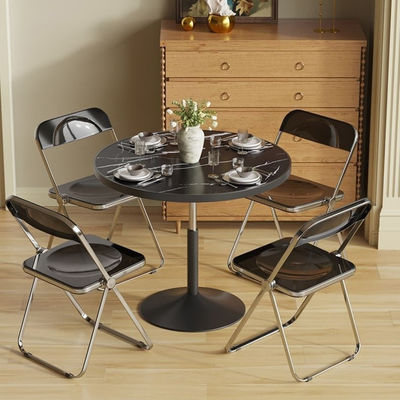 Movable Coffee Side Table Dining , Living Room Bedroom Snack Rack Bedside Mini With Wheels