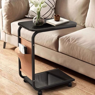 Movable Coffee Side Table Living Room Bedroom Snack Bedside Mini Laptop With Wheels
