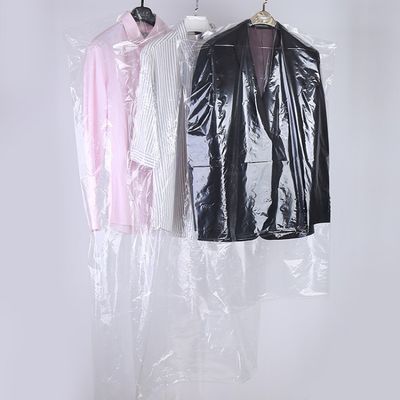 20pcs Plastic Clothes Dust Covers, Hanging Storage Bag, Proof Garment Bags for Home Dry Cleaners
