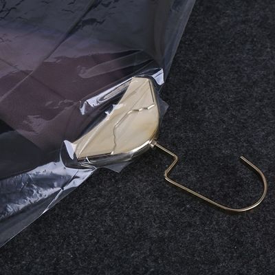 20pcs Plastic Clothes Dust Covers, Hanging Storage Bag, Proof Garment Bags for Home Dry Cleaners