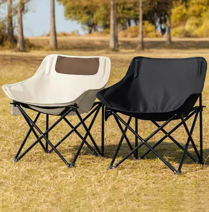 Aluminum Frame Folding Beach Camping Chair for Outdoor Activities and Fishing
