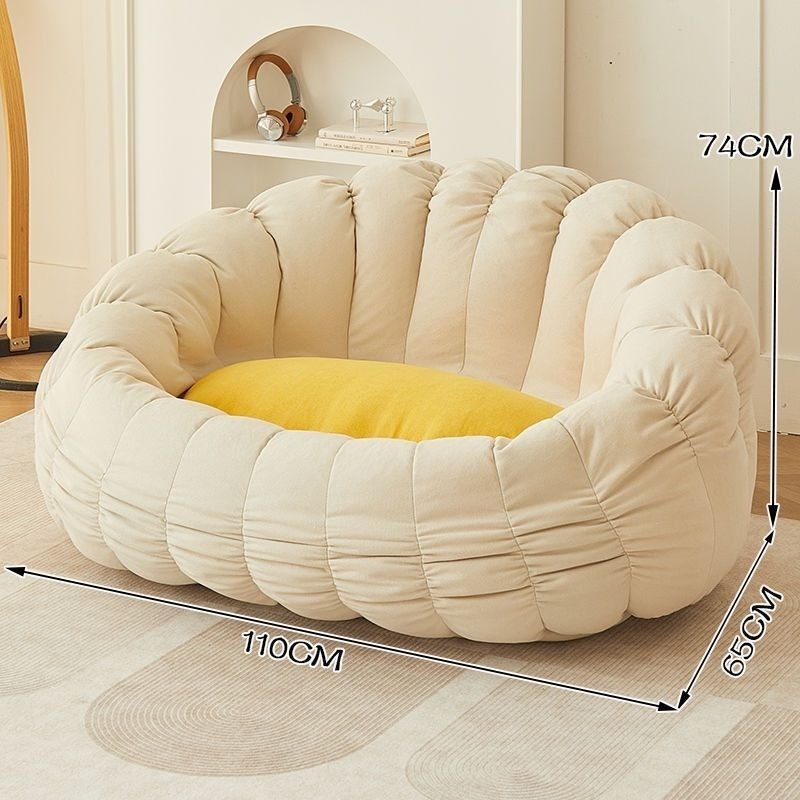 Reclining Sofa Couch for Bedroom Living Room Large Bean Bag Lazy Chair Gaming Reading Soft Cozy Two Seater in Apartment