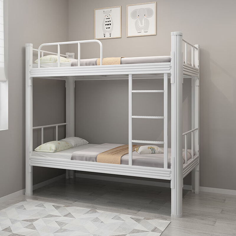 Iron Bunk Bed School Upper and Lower Staff Dormitory Simple Frame High Low Double Student Apartment
