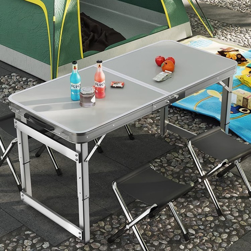 Modern Wood Folding Picnic Table for Outdoor Camping Dining Garden Portable Multifunctional Travel Furniture