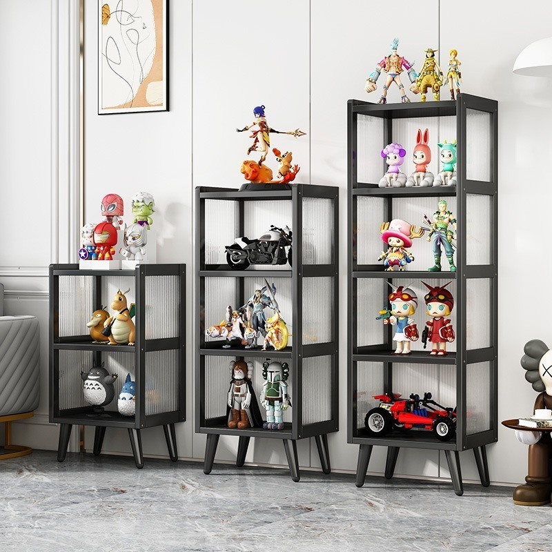 Cube Shelf Kitchen Storage Cabinet with 3/4/5 Tiers Bookshelf and Legs for Household Organizer for Living Room Rack