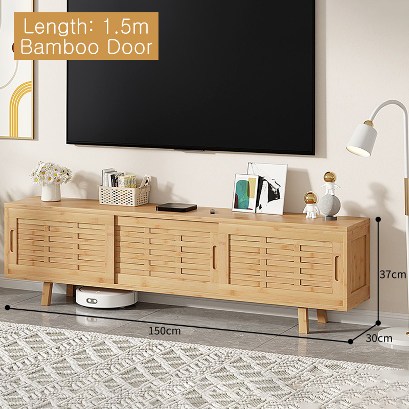 Modern Living Room Furniture Television Standing Cabinet Large Capacity Natural TV Storage in