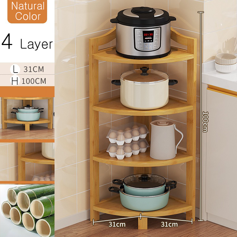 Corner Shelf for Living Room, Bookshelf, Small Bookcase, Storage Rack, Plant Stand Home, Kitchen, Space